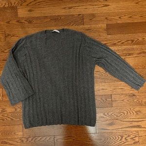 Zara loose fit textured knitted sweater size M-L